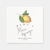 Mama's Haupt-Squeeze Lemon Babydusche Serviette (Vorderseite)