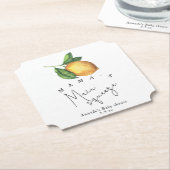 Mama's Haupt-Squeeze Lemon Babydusche Untersetzer (angewinkelt)