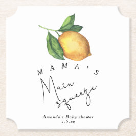 Mama's Haupt-Squeeze Lemon Babydusche Untersetzer