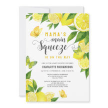 Mama's Haupt Squeeze Lemon Butterfly Babydusche