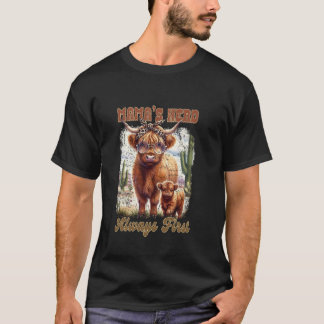 Mamas Herde Rindvieh Familie immer zuerst T-Shirt