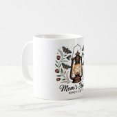 Mamas Herz schläft niemals Kaffeetasse (Vorderseite Links)