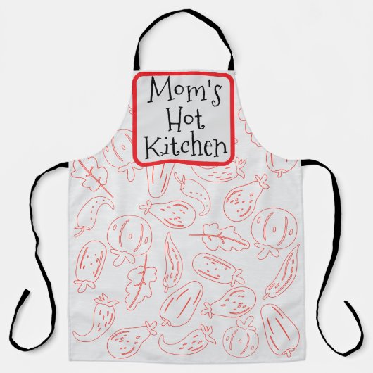 "Mama's Hot Kitchen" Geschenk Schürze (Vorderseite)