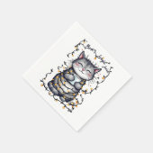 Mamas Jingle-Saft  Serviette (Ecke)