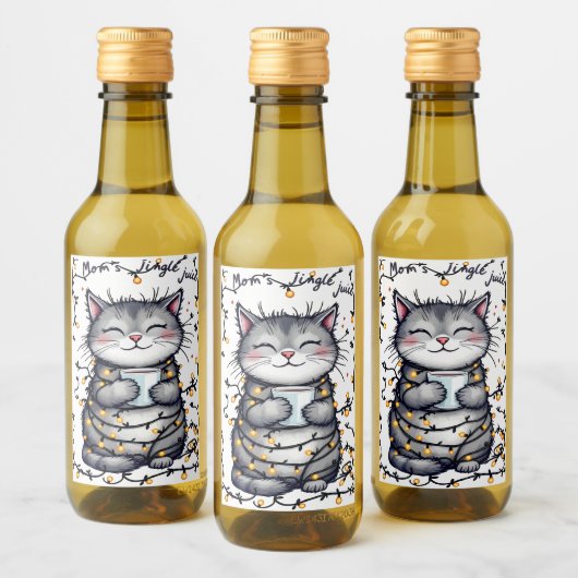 Mamas Jingle-Saft Weinetikett (Flaschen)