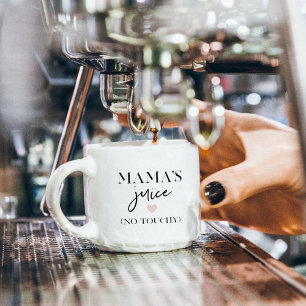 Mama's Juice Funny Zitat   Bestes Mama-Geschenk Espressotasse