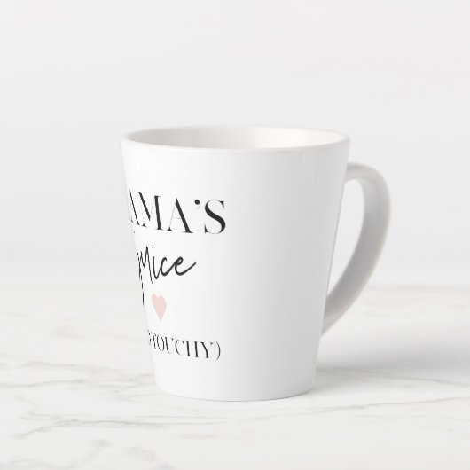 Mama's Juice Funny Zitat | Bestes Mama-Geschenk Milchtasse (Rechte Ecke)
