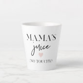 Mama's Juice Funny Zitat | Bestes Mama-Geschenk Milchtasse (Vorderseite)