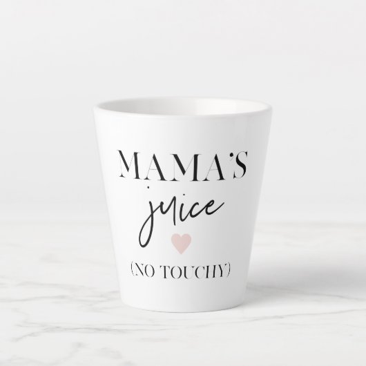 Mama's Juice Funny Zitat | Bestes Mama-Geschenk Milchtasse (Vorderseite)