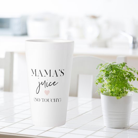 Mama's Juice Funny Zitat | Bestes Mama-Geschenk Milchtasse