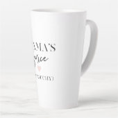 Mama's Juice Funny Zitat | Bestes Mama-Geschenk Milchtasse (Rechte Ecke)