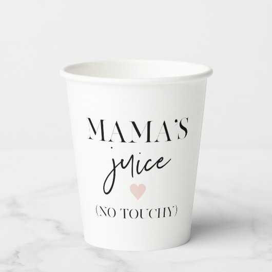 Mama's Juice Funny Zitat | Bestes Mama-Geschenk Pappbecher (Rückseite)