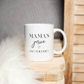 Mama's Juice Funny Zitat | Bestes Mama-Geschenk Zweifarbige Tasse