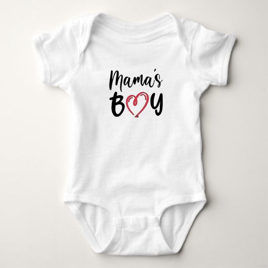 Mamas Junge Baby Strampler (Vorderseite)
