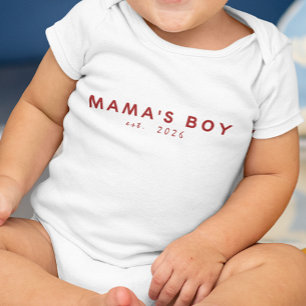 Mamas Junge Begr. Jahr Baby Strampler