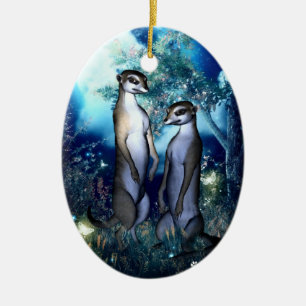 Mamas Kats Verzierung Keramik Ornament