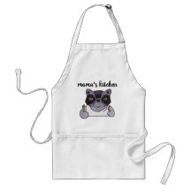 Mama's Kitchen Niedlicher Cartoon Raccoon