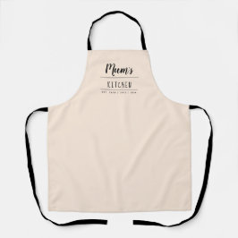 Mama's Kitchen Simple Elegant Typografy Schürze