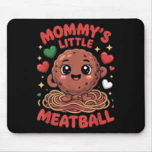 Mamas kleine Fleischbällchen Liebe italienisches K Mousepad