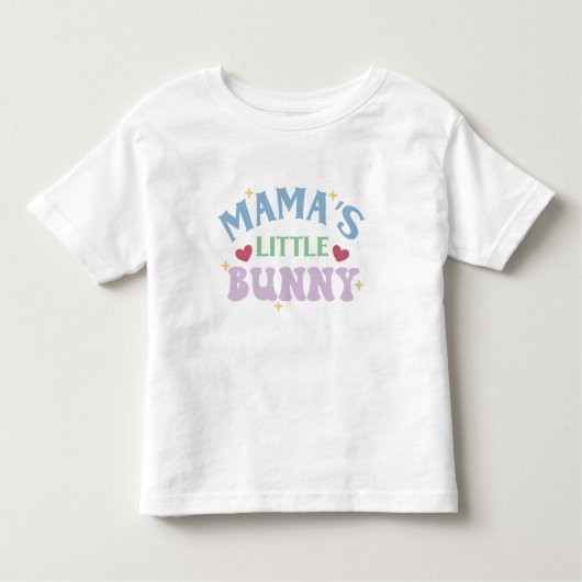 Mamas kleiner Hase Kleinkind T-shirt (Vorderseite)