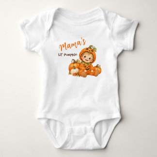 Mamas kleiner Kürbis Süßes Halloween-Baby  Baby Strampler