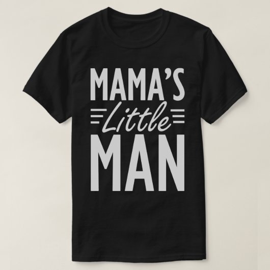 Mamas kleiner Mann w T-Shirt (Design vorne)