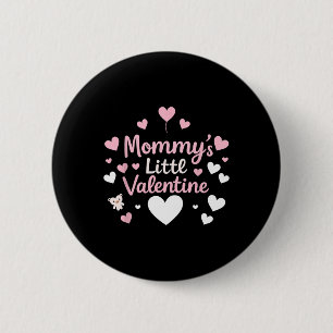 Mamas kleiner Valentinstag Familie Süßer Valentins Button