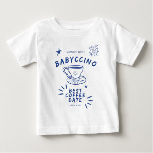 Mamas kleines Babyccino-Kaffeetreff Baby T-shirt