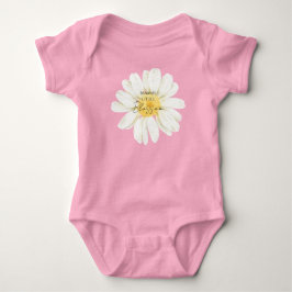 Mamas kleines Blümchen süße Daisy Rosa Baby Strampler