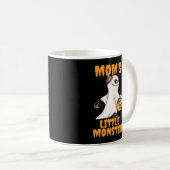 Mama's Kleines Boo Monster Funny Graphic Kaffeetasse (VorderseiteRechts)