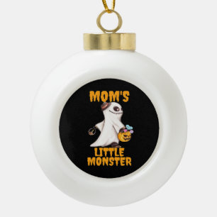 Mama's Kleines Boo Monster Funny Graphic Keramik Kugel-Ornament