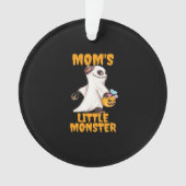 Mama's Kleines Boo Monster Funny Graphic Ornament (Vorderseite)