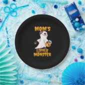 Mama's Kleines Boo Monster Funny Graphic Pappteller (Party)