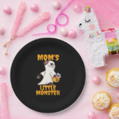 Mama's Kleines Boo Monster Funny Graphic Pappteller (Party)