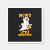 Mama's Kleines Boo Monster Funny Graphic Serviette (Vorderseite)