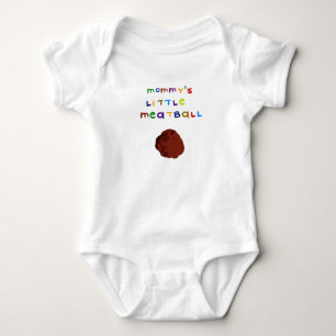 Mamas kleines Fleischbällchen-Shirt Baby Strampler