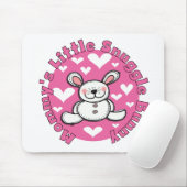 Mamas kleines Kuschelkaninchen Mousepad (Mit Mouse)