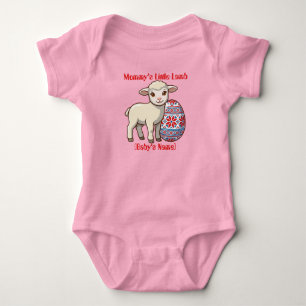 Mamas kleines Lamm Baby-Body Personalisiert Baby Strampler