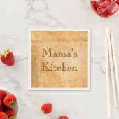 Mamas Küche Italienischer Stil Terracotta Serviette (Beispiel)