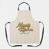 Mamas Küche Personalisiert Schürze (Vorderseite)