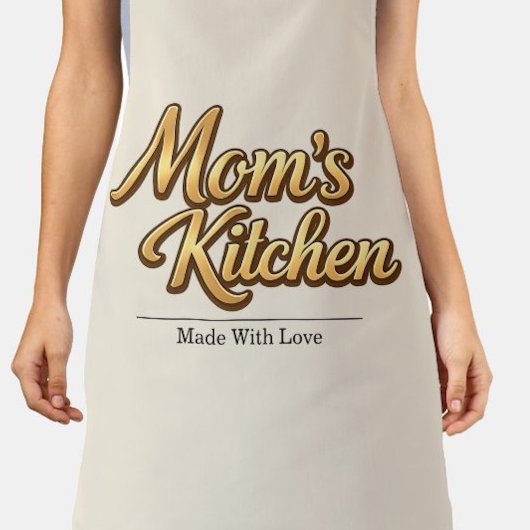 Mamas Küche Personalisiert Schürze