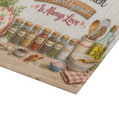 Mamas Küche Schneidebrett (Ecke)