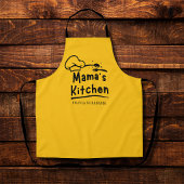 Mamas Küchen Dame Chef Personalisiert Schürze