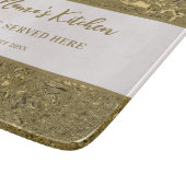 Mama's Küchen-Liebe serviert Bauernhof zerkleinert Schneidebrett (Ecke)