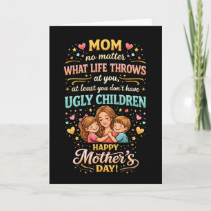 Mamas lachende Liebe Feiertagskarte