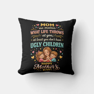 Mamas lachende Liebe Kissen