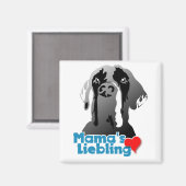 Mama's Liebling Magnet (Vorderseite/Rückseite)