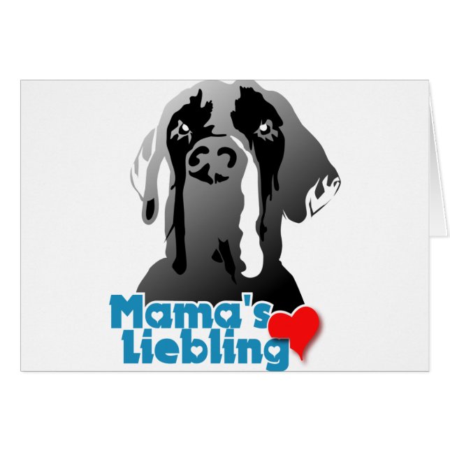 Mamas Lieblings Dogge (Vorderseite (Horizontal))