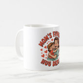 Mama's Lieblings-Hug-Händler-Tasse - Heartwarming- Kaffeetasse (Vorderseite Links)