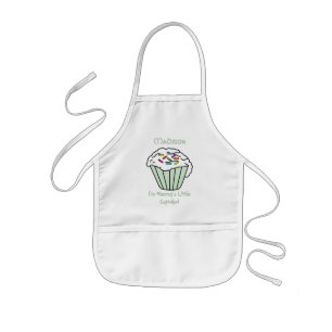 Mama's Little 🧁 Cupcake - Green Kinderschürze